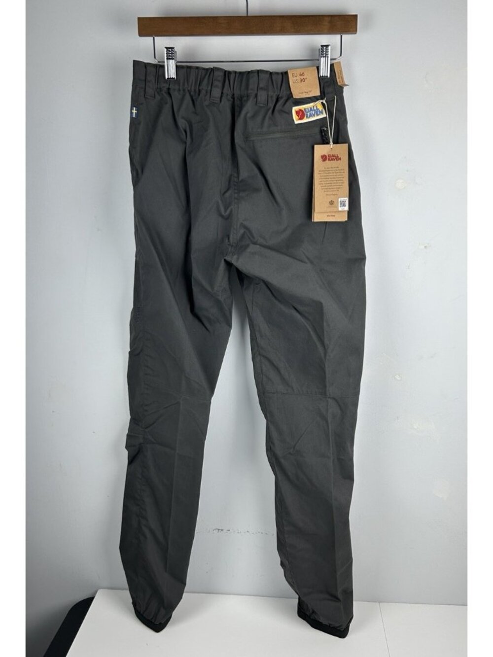 Fjallraven Men's Vardag Trouser 30” Stone Gray NEW 32 Inseam Eu 46 G-1000
